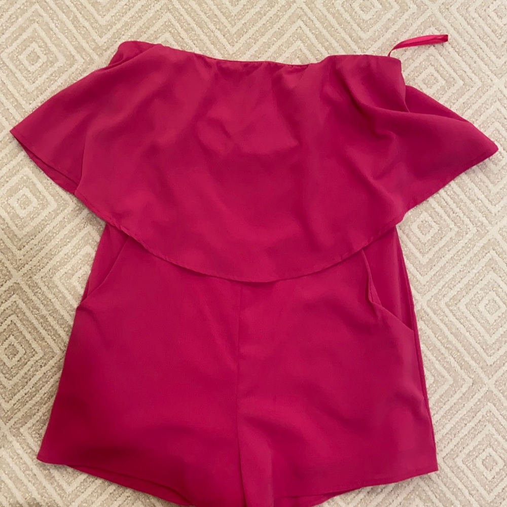 She + Sky pink romper size L
